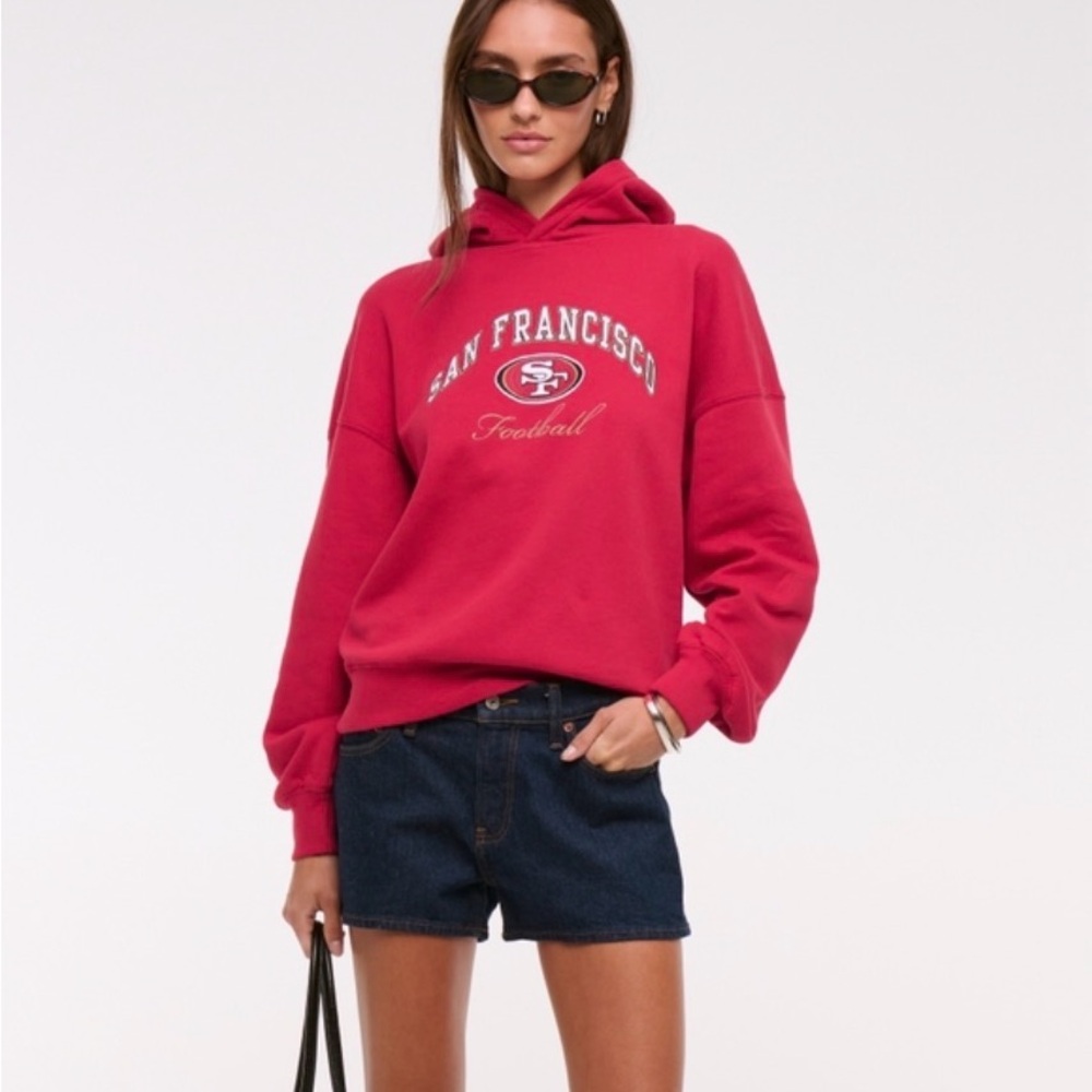 Abercrombie & Fitch Red San Francisco Hoodie